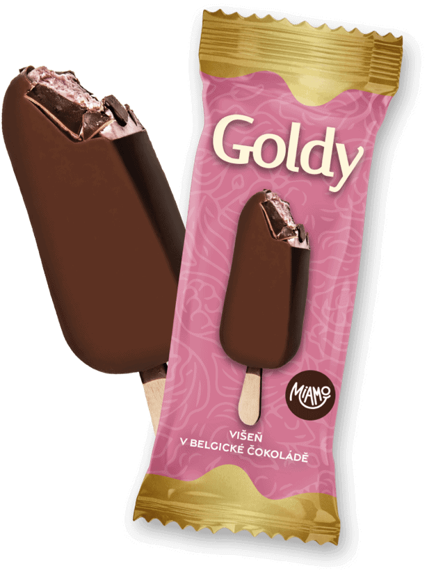 GOLDY višeň <br>v belgické čokoládě